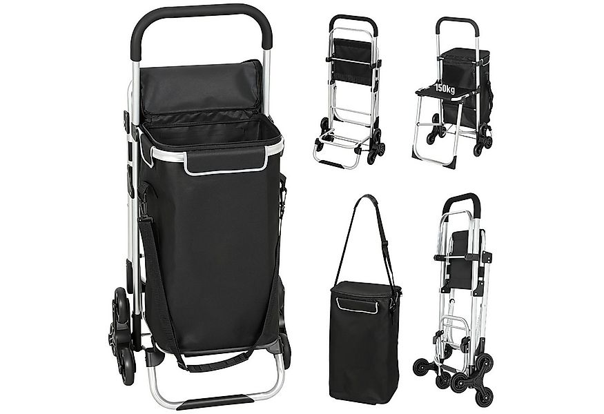 Novzep Einkaufstrolley Einkaufstrolley, 40 L Oxford-Tasche, 3-Rad-Design, A günstig online kaufen