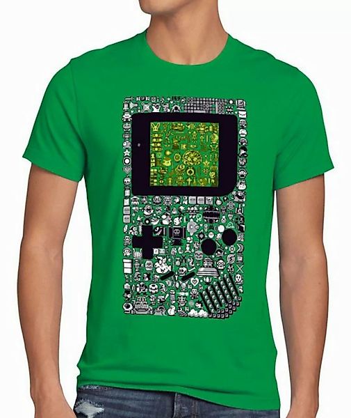 style3 T-Shirt 8Bit Gamer retro game boy snes wii luigi yoshi n64 classic günstig online kaufen