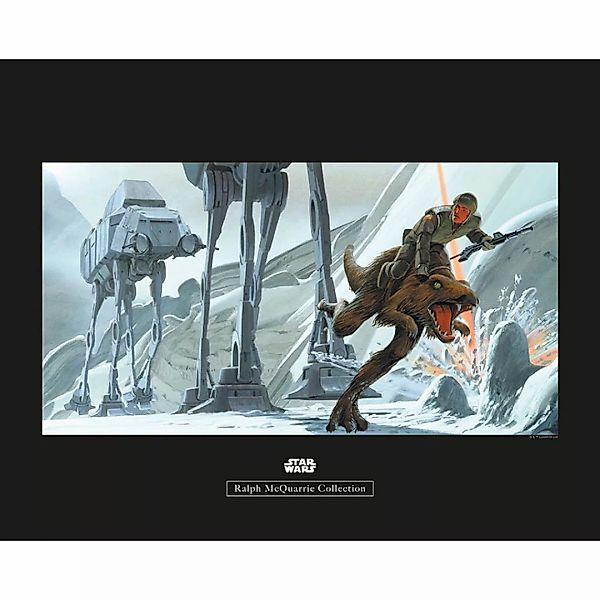 Komar Poster Star Wars Classic RMQ Hoth Battle G Star Wars B/L: ca. 50x40 c günstig online kaufen