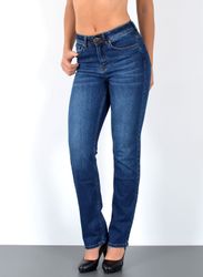 ESRA Straight-Jeans High Waist Damen Jeans günstig online kaufen