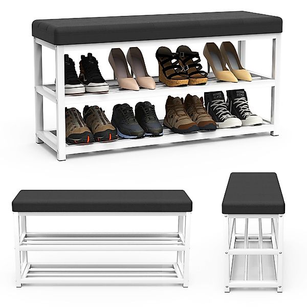 LOVONLIVE Schuhbank 2-stöckige Schuhbank, multifunktionales Schuhregal, günstig online kaufen