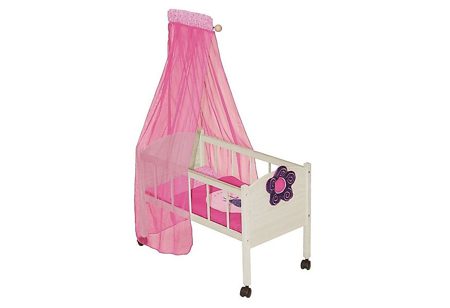 roba® Puppenbett Happy Fee, Puppenstandbett inkl. textiler Ausstattung, Bet günstig online kaufen