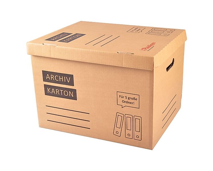 BURI Aufbewahrungsbox Archivkarton für 5 Aktenordner günstig online kaufen