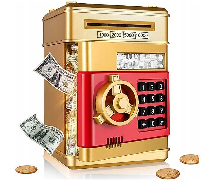 COIL Spardose Elektronisches Spardose, Sparschwein, Mini-Safe, Geldautomat, günstig online kaufen