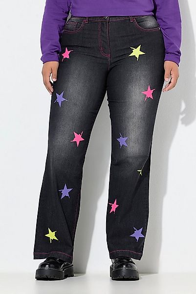 Angel of Style 5-Pocket-Jeans Jeans Nora weites Bein Sterne 5-Pocket günstig online kaufen