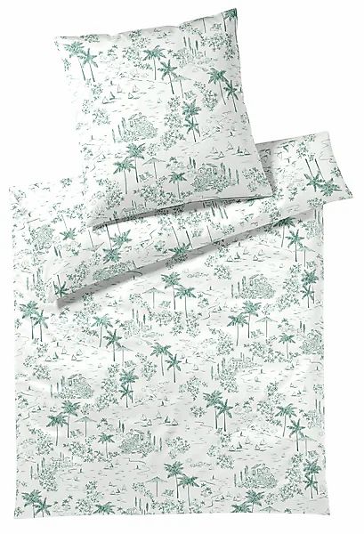 Elegante Bettwäsche »Positano« 2 Stk. tlg. angenehmes Hautgefühl günstig online kaufen