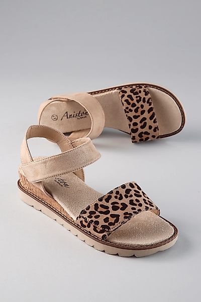 Aniston SHOES Sandale Sommerschuh, Klettschuh, Keilabsatz - NEUE KOLLEKTION günstig online kaufen