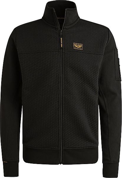 PME Legend Strickjacke Jacquard Interlock Schwarz - Größe 3XL günstig online kaufen