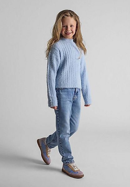 MINOTI Strickpullover Flauschiger Pullover mit Rundhalsausschnitt (2y-14y) günstig online kaufen
