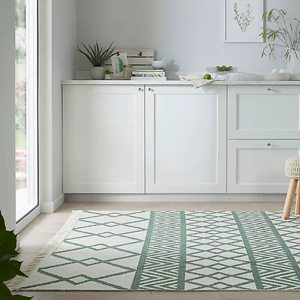 FLAIR RUGS Teppich »Teo, wendbar« rechteckig 2 mm Höhe Wendeteppich aus rec günstig online kaufen