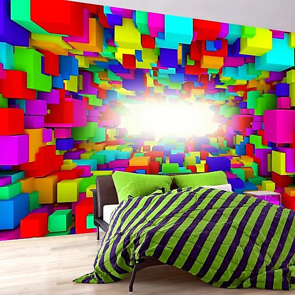 Fototapete - Light In Color Geometry günstig online kaufen