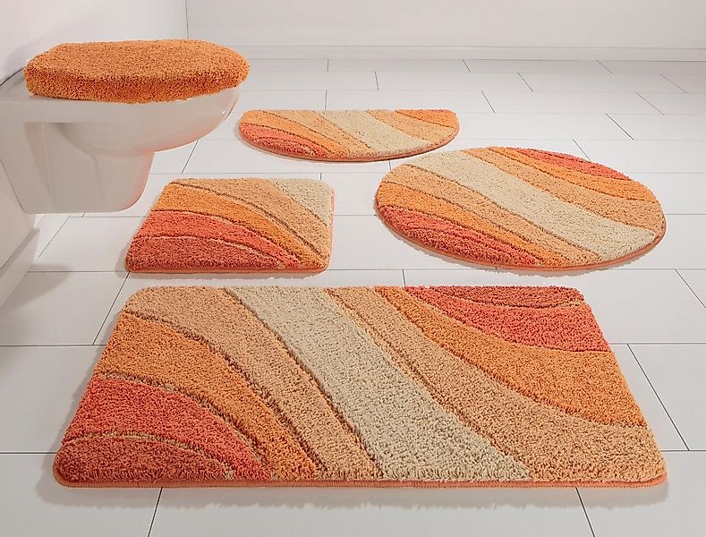 OTTO home Badematte Josie, Badvorleger, Badezimmer Teppich, Höhe 20 mm, rut günstig online kaufen