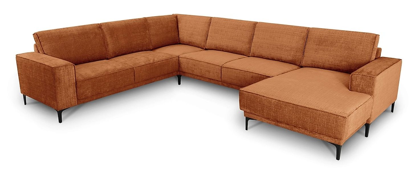 OTTO home Wohnlandschaft "OLAND U-Form, XXL, B: 342 cm, Skandi-Design" Skan günstig online kaufen