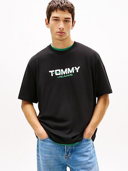 Tommy Jeans T-Shirt TJM 90S BLOCK Relaxed fit mit Rundhalsausschnitt günstig online kaufen