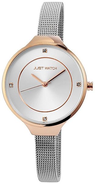 JUST WATCH Quarzuhr Evie mit Edelstahlarmband, 3 ATM, inkl. Geschenkbox günstig online kaufen