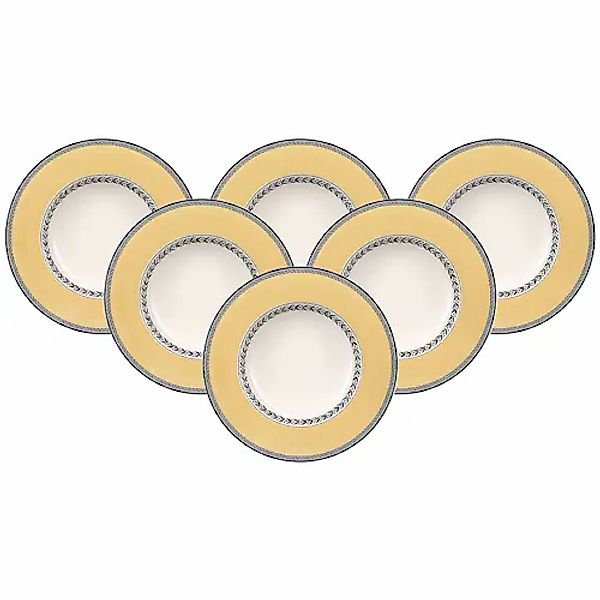 Villeroy & Boch Suppenteller »Suppenteller Audun Fleur ø 24,2 cm 6er Set we günstig online kaufen