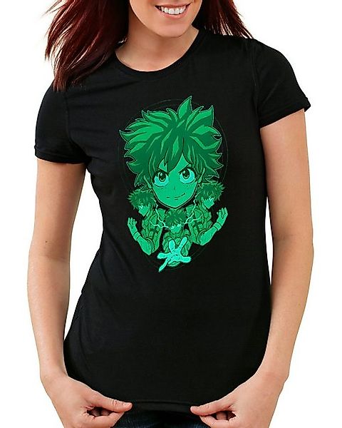 style3 T-Shirt Green Power anime manga my hero academia cosplay günstig online kaufen