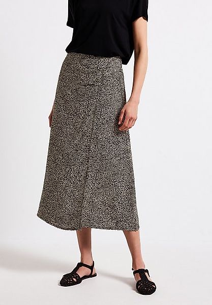 STREET ONE Sommerrock softer Materialmix günstig online kaufen