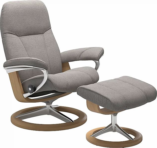 Stressless Relaxsessel "Consul", (Set, Relaxsessel mit Hocker), mit Hocker, günstig online kaufen