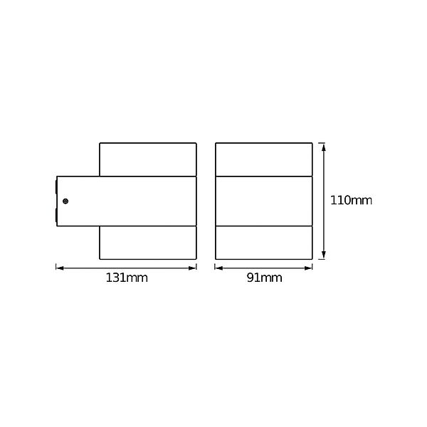 OSRAM LED-Außenwandlampe ENDURA STYLE PUCK, dunkelgrau, IP44 günstig online kaufen