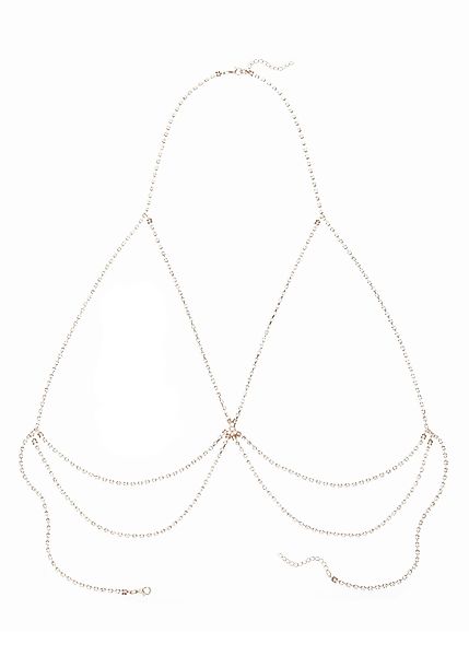 LASCANA Lange Kette, mit Strass, Körperkette, günstig online kaufen