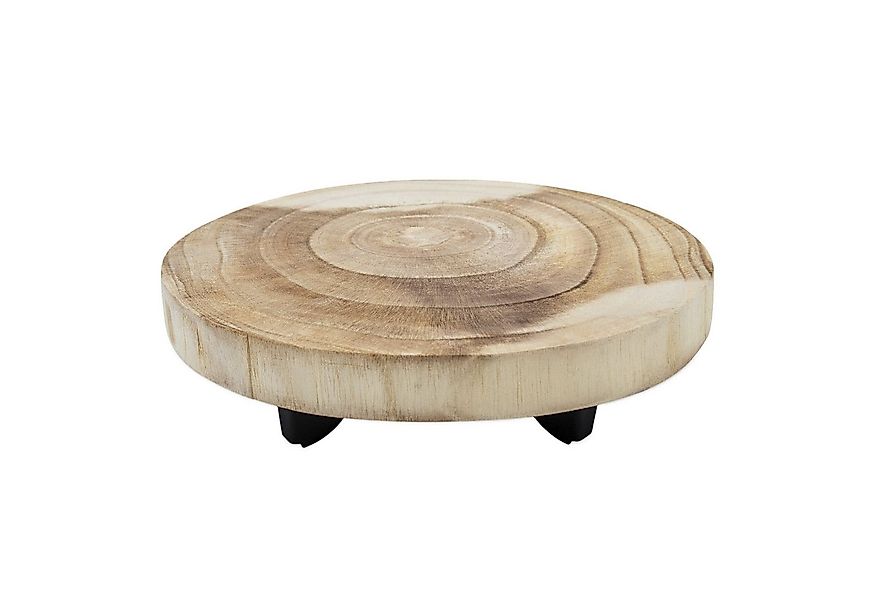 Spetebo Beistelltisch Mini Beistelltisch Baumscheibe - ca. Ø 23 cm (Stück, günstig online kaufen