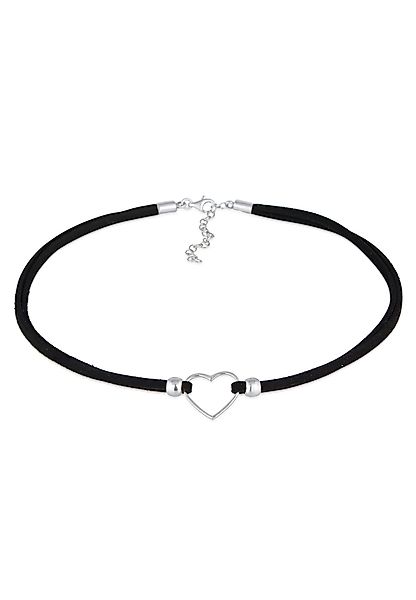 Elli Choker Choker Herz Halsband Schwarz günstig online kaufen