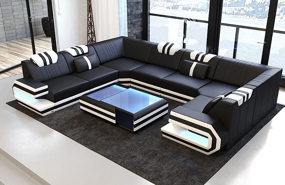 Sofa Dreams Wohnlandschaft Sofa Ledercouch Leder günstig online kaufen