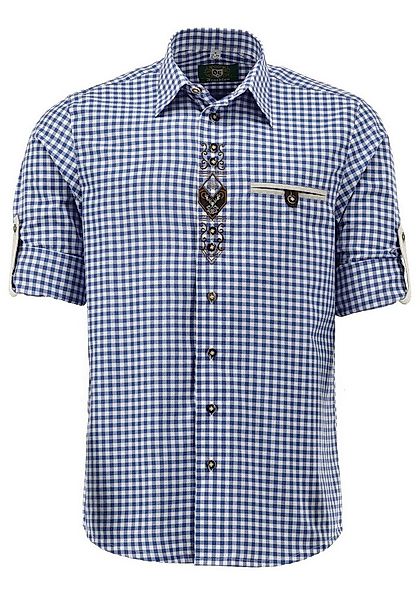 OS Trachten Trachtenhemd Ferumi Regular Fit, Liegekragen, Paspeltasche, Kre günstig online kaufen