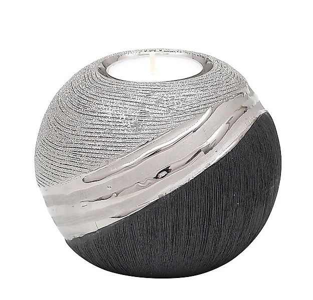 Dekohelden24 Teelichthalter Edler moderner Deko Designer Keramik Teelichtha günstig online kaufen