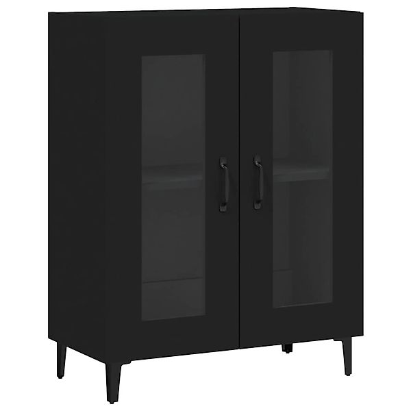 vidaXL Sideboard Schwarz 69,5x34x90 cm Holzwerkstoff 833048 günstig online kaufen