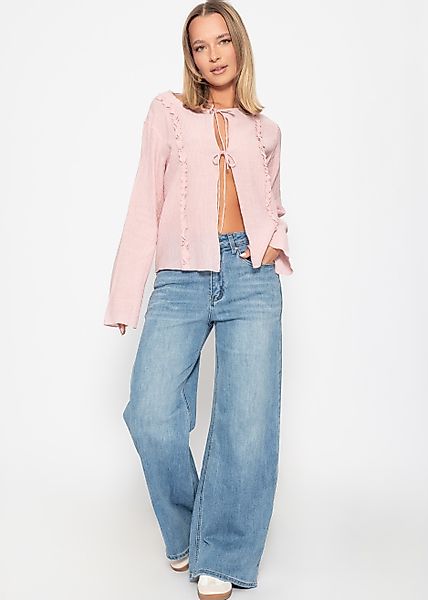 SASSYCLASSY Langarmbluse Feminine Bluse Damen mit günstig online kaufen