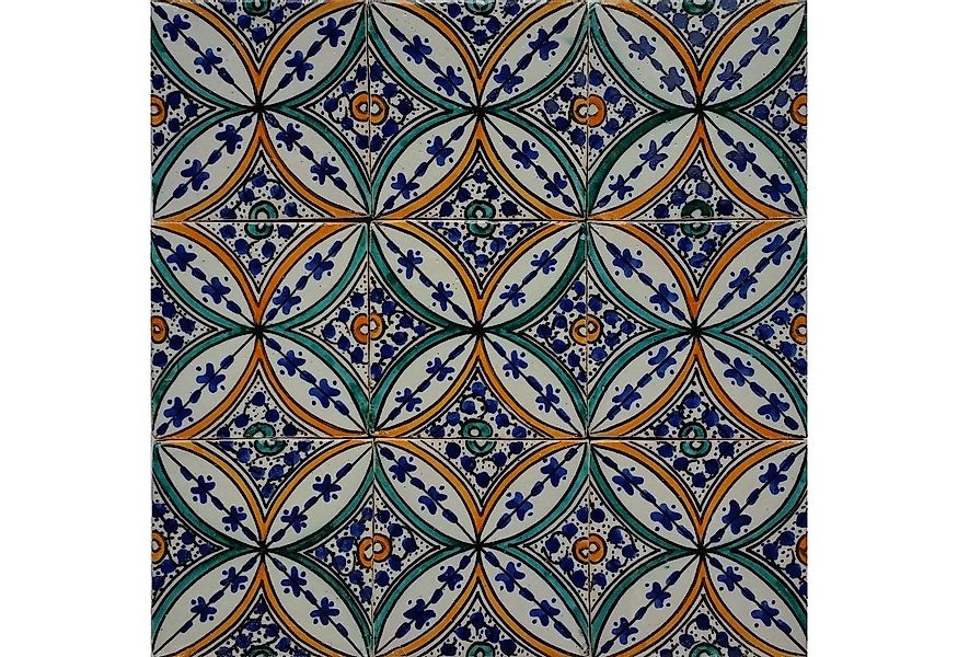 Casa Moro Wandfliese Marokkanische handbemalte Keramikfliese Saba 10x10 cm günstig online kaufen