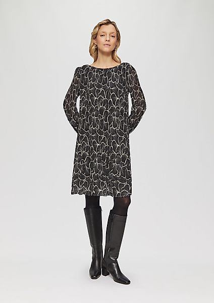s.Oliver Minikleid Kleid Plissiertes Kleid aus günstig online kaufen