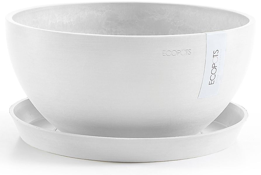 ECOPOTS Blumentopf Brussels 35 Weiß, für günstig online kaufen