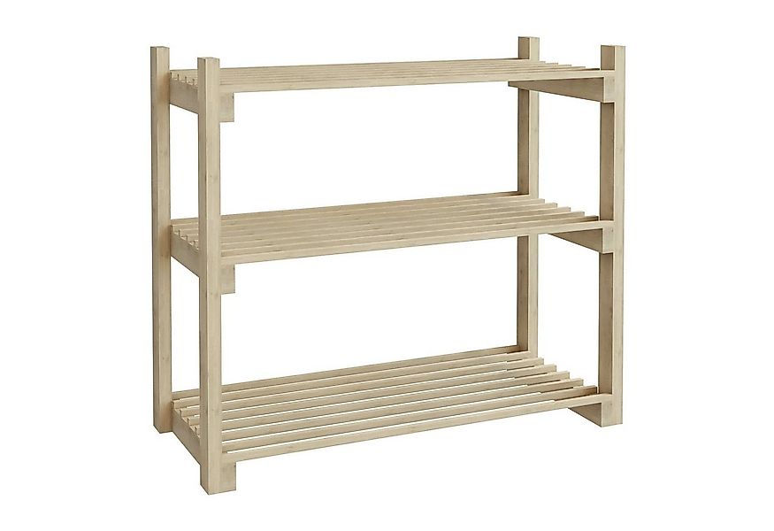 en.casa Schuhregal, »Them« Standregal für Schuhe mit 3 Ablagen 60x68x30 cm günstig online kaufen