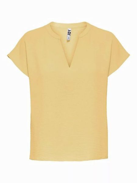 JACQUELINE de YONG Blusenshirt Einfarbige Kurzarm Bluse V-Ausschnitt Blusen günstig online kaufen