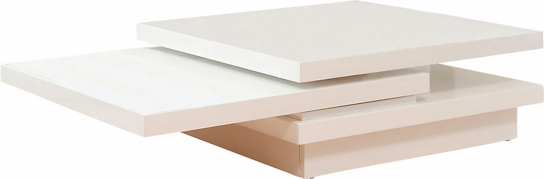 SalesFever Couchtisch "- im edlen Look", Drehbare Tischplatte - 360 Grad Fl günstig online kaufen