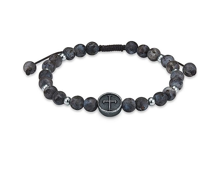 True Rebels Armband Kreuz silber, aus Edelstahl günstig online kaufen