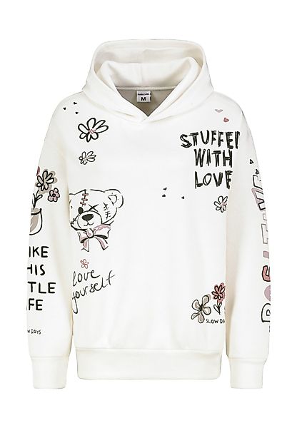 SUBLEVEL Kapuzenpullover Damen Hoodie mit Alloverprint günstig online kaufen