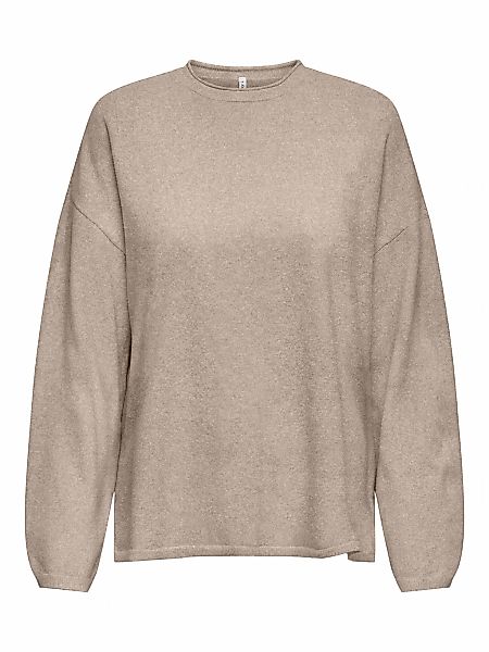 ONLY Strickpullover "ONLLOYAL AMALIO LIFE LS O-NECK KNT NOOS" Materialmix günstig online kaufen