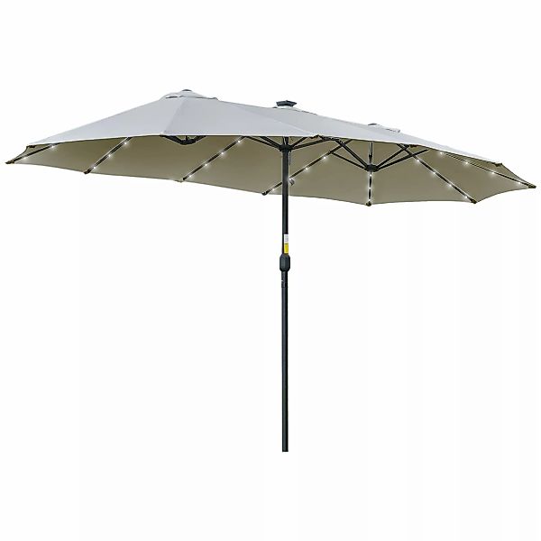 Outsunny Sonnenschirm Gartenschirm, Marktschirm, Terrassenschirm, LxB: günstig online kaufen