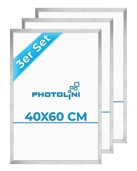 PHOTOLINI Bilderrahmen 3er Set 40x60 cm Poster-Rahmen, zum Aufhängen, für 3 günstig online kaufen
