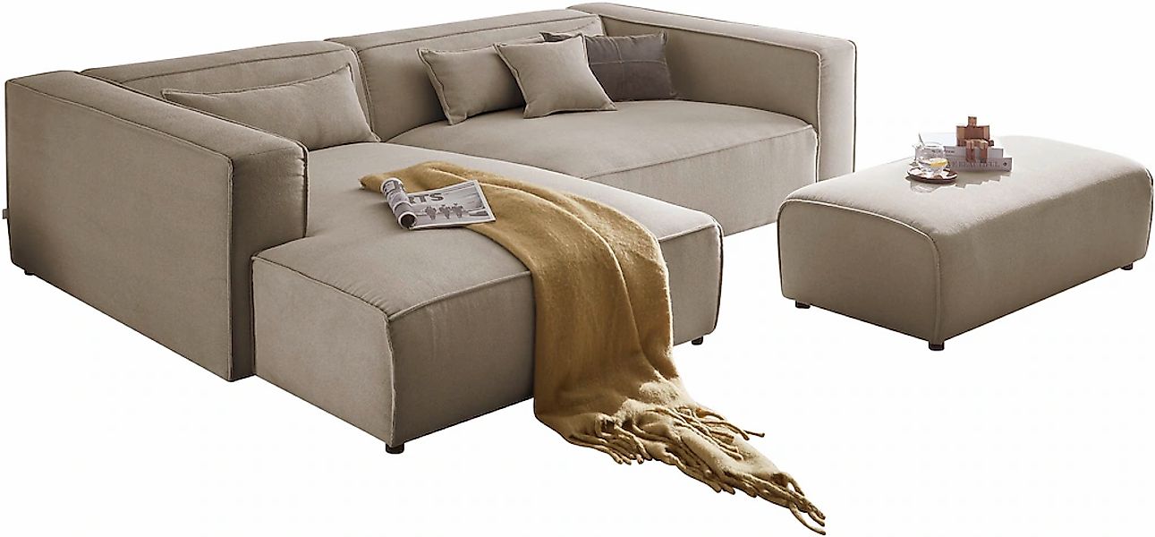 LeGer Home by Lena Gercke Polsterecke "PIARA XXL, L-Form, Schlaffunktion, C günstig online kaufen