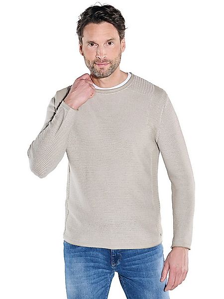 Engbers Rundhalspullover engbers Herren Pullover regular, Beige günstig online kaufen