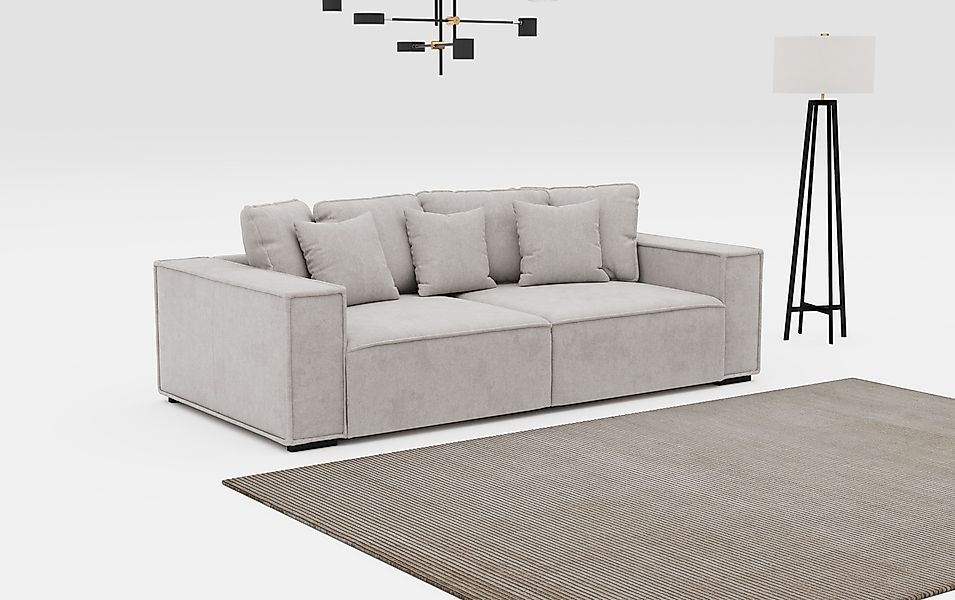 INOSIGN Big-Sofa Surf, mit 7 Kissen, günstig online kaufen
