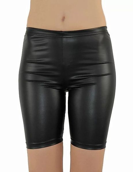 SYS Shorts Shorts Mini-Hose Kurz Glanz-Matt in Latex Leder Lack Optik Sport günstig online kaufen