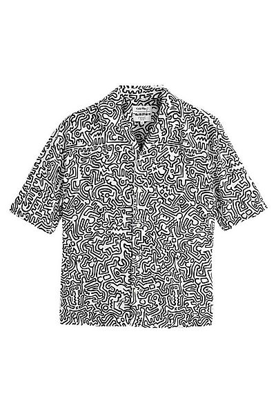 Next Kurzarmhemd Kurzarmhemd mit Print, Keith Haring (1-tlg) günstig online kaufen