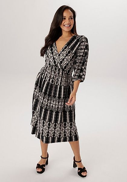 Aniston PLUS Jerseykleid in Wickeloptik - NEUE KOLLEKTION günstig online kaufen