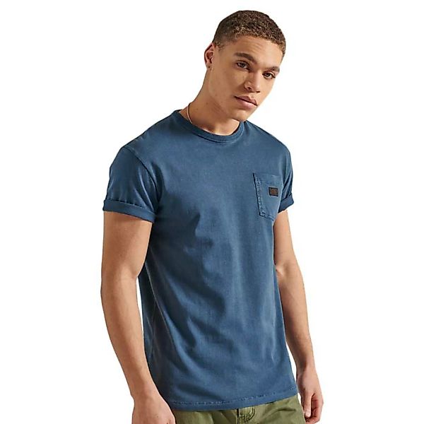 Superdry Gmt Dye Nyc Box Fit Kurzarm T-shirt S Nautical Navy günstig online kaufen
